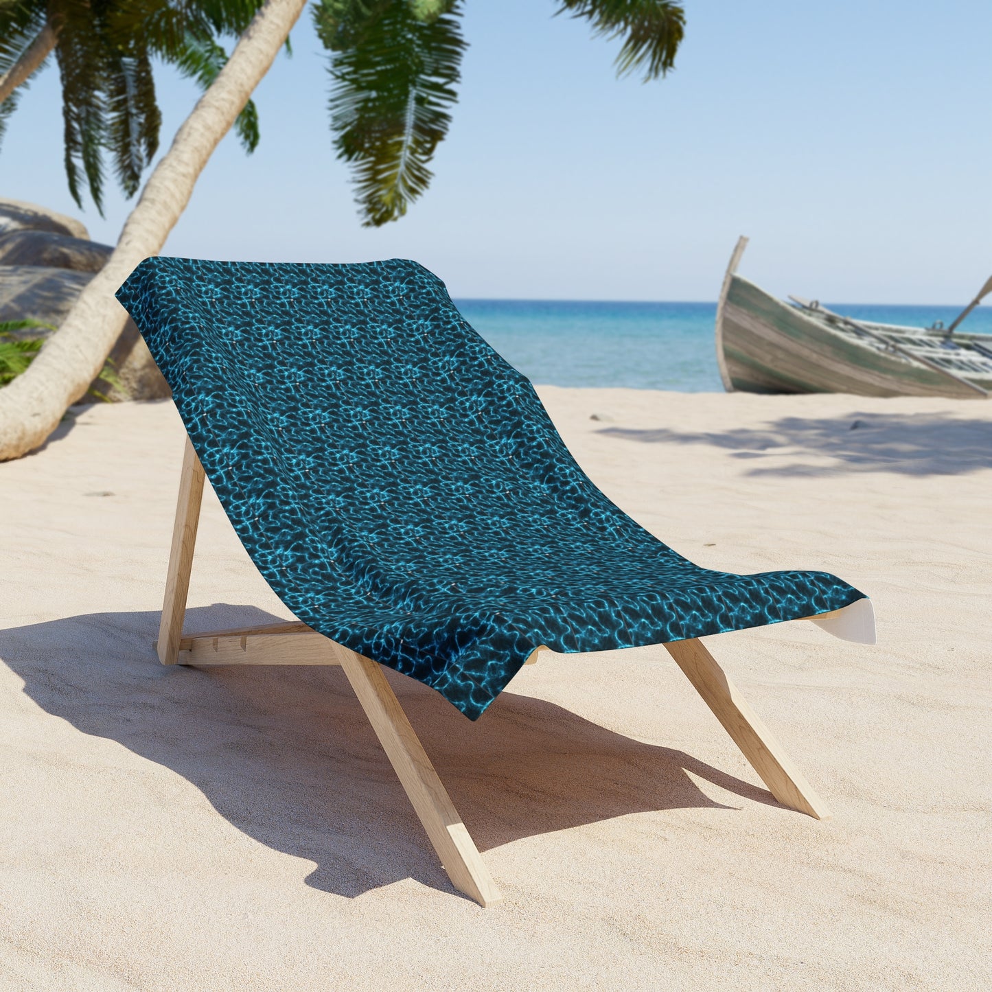 Background-lits  Beach Towel