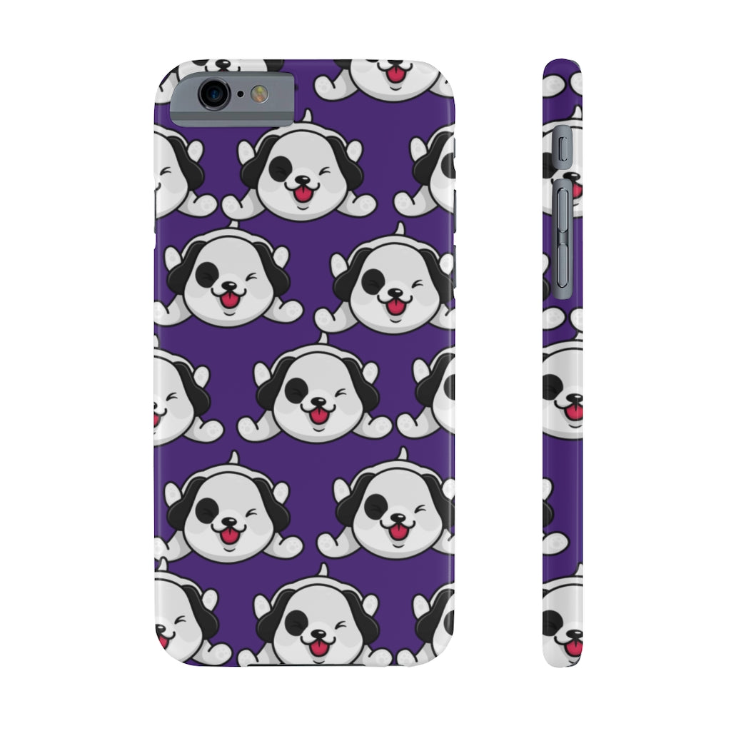 Patches (Dog) Slim Phone Cases, Case-Mate