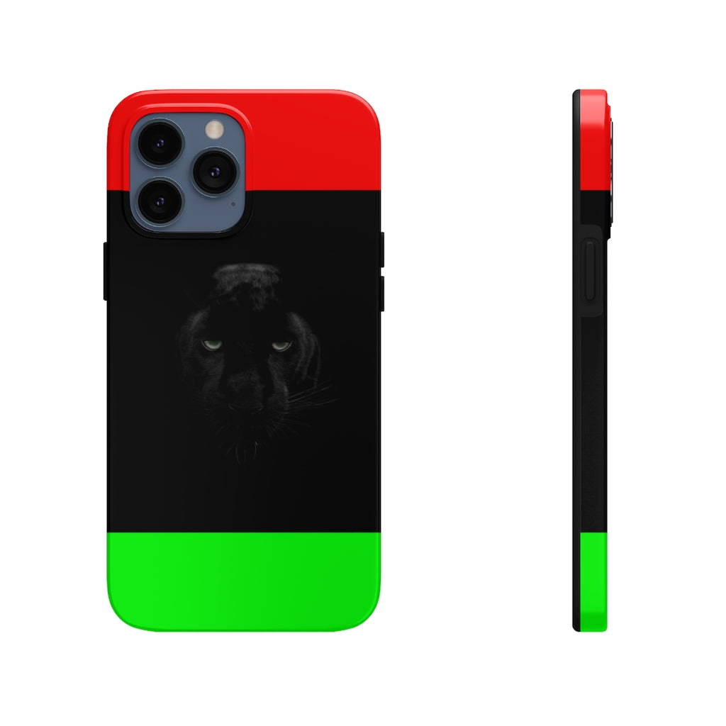 African Flag W Panther Tough Phone Cases, Case-Mate