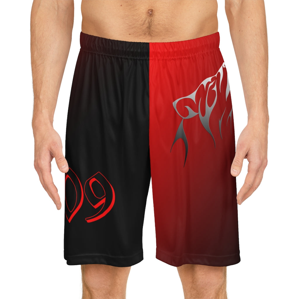 Silver Wolf Basketball Shorts