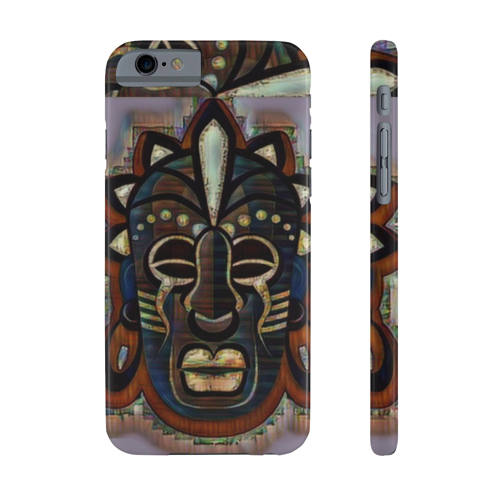 Tribal African ( Link) Mask Slim Phone Cases, Case-Mate