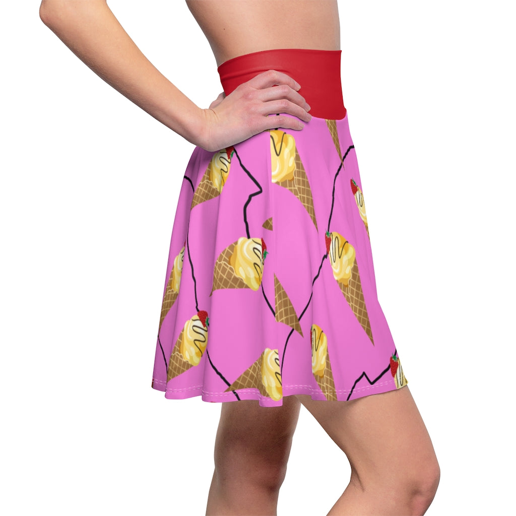 Ice Cream Line Women's Skater Skirt