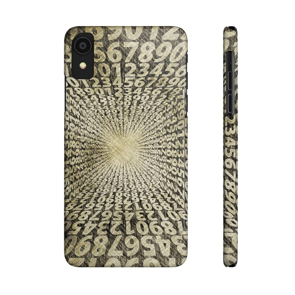 Numbers Run Slim Phone Cases, Case-Mate