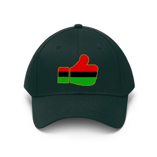 Pan African Thumbs Up   Unisex Twill Hat