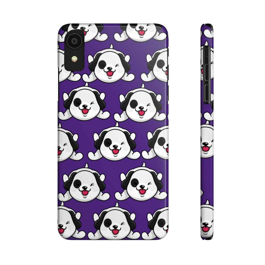 Patches (Dog) Slim Phone Cases, Case-Mate