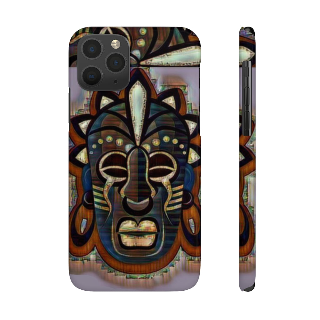 Tribal African ( Link) Mask Slim Phone Cases, Case-Mate