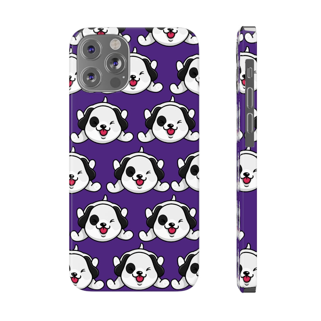 Patches (Dog) Slim Phone Cases, Case-Mate