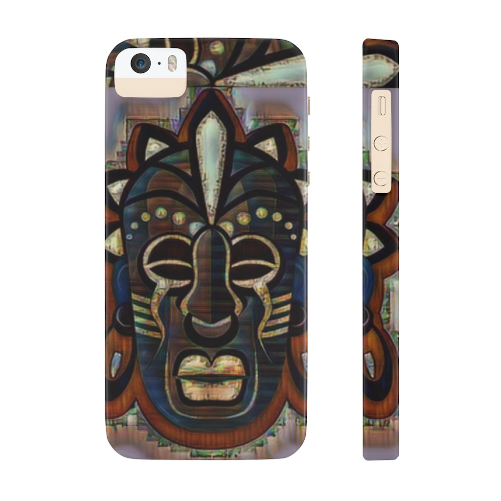 Tribal African ( Link) Mask Slim Phone Cases, Case-Mate