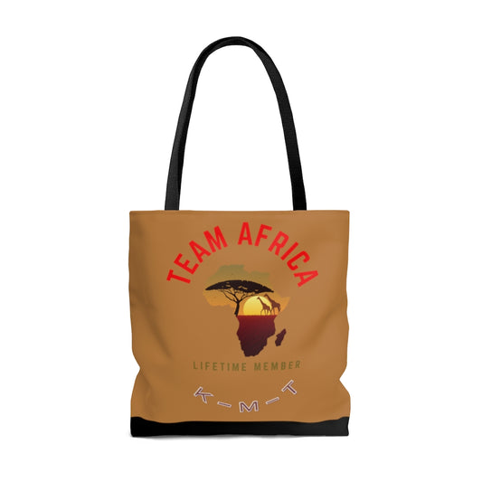 Team Africa (Brown) Tote Bag