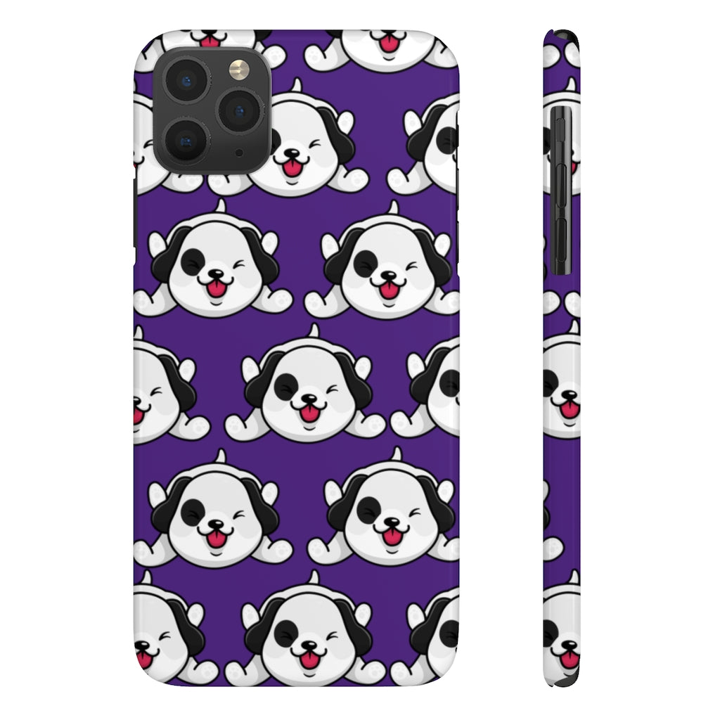 Patches (Dog) Slim Phone Cases, Case-Mate