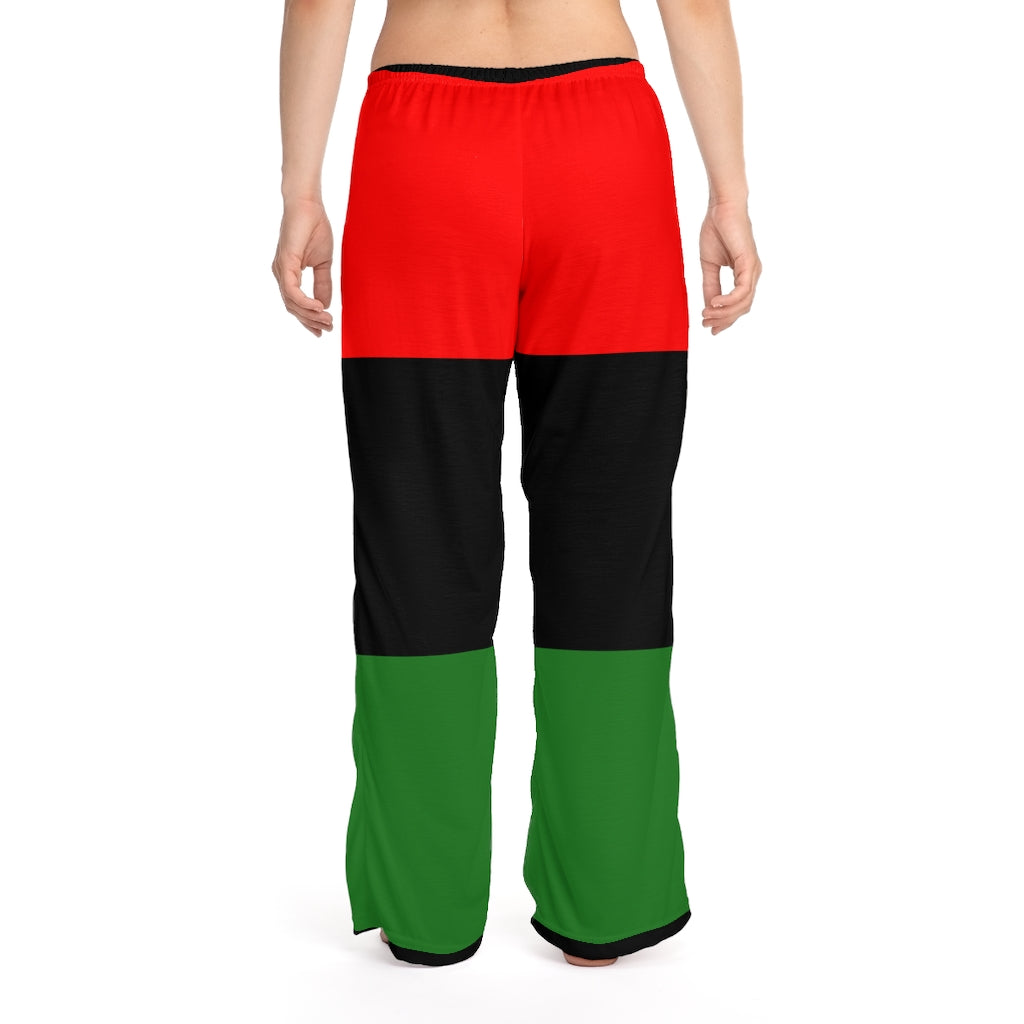 African Flag Women's Pajama Pants