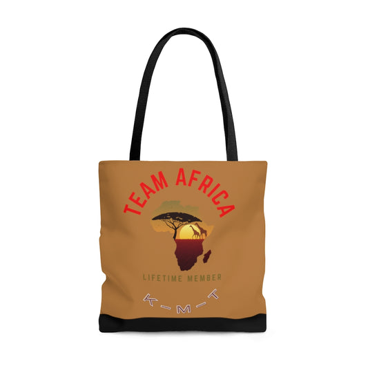 Team Africa (Brown) Tote Bag