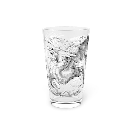 Griffith v Snake  Pint Glass, 16oz