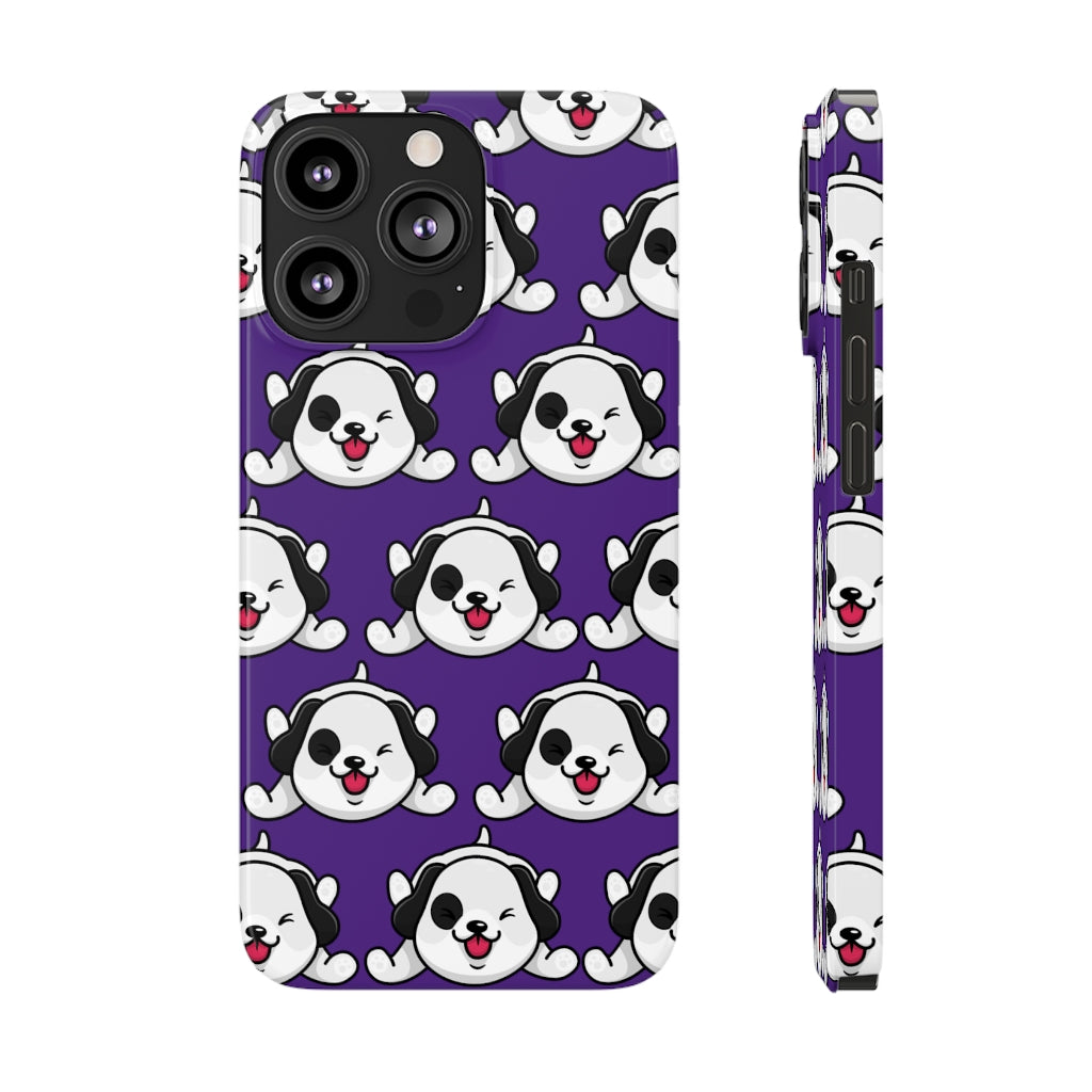 Patches (Dog) Slim Phone Cases, Case-Mate