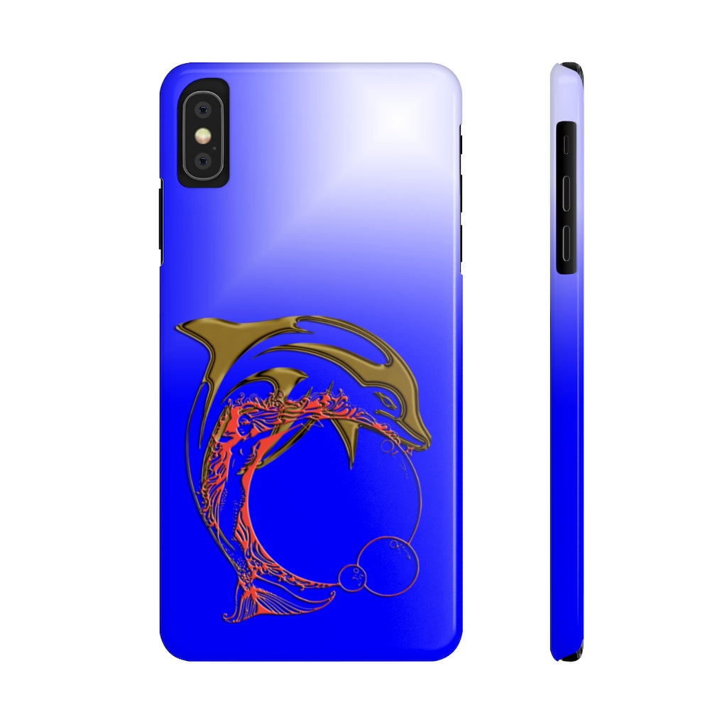 Dolphin W Mermaid Slim Phone Cases, Case-Mate