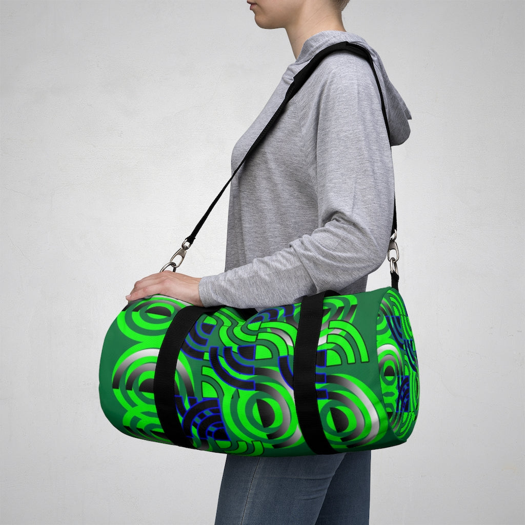 Round About (Green) Duffel Bag