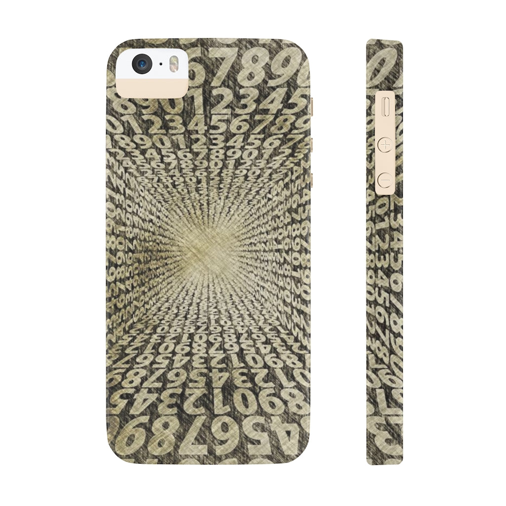 Numbers Run Slim Phone Cases, Case-Mate