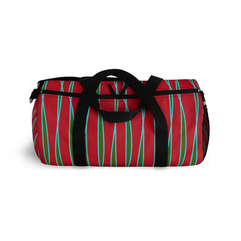 Light Ribbons (Red) Duffel Bag