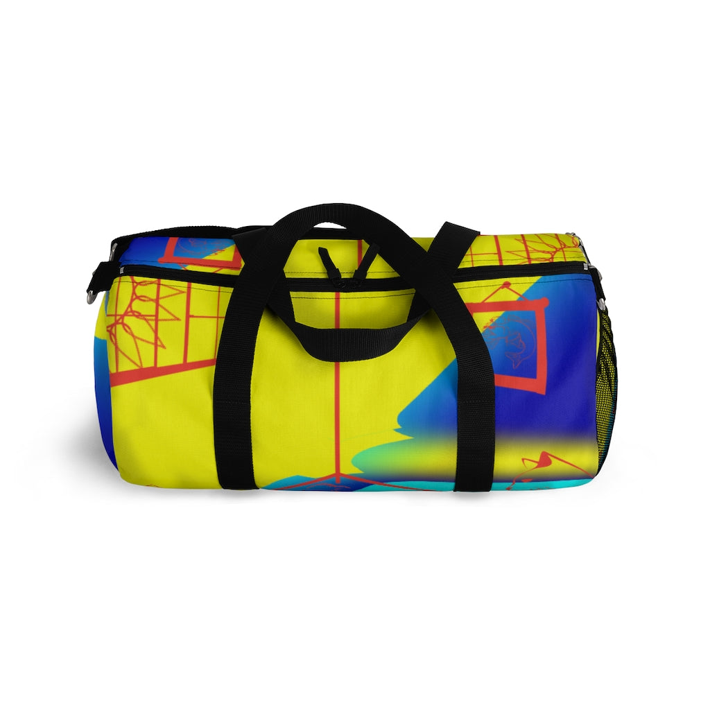 Cat Bird Conversation Duffel Bag