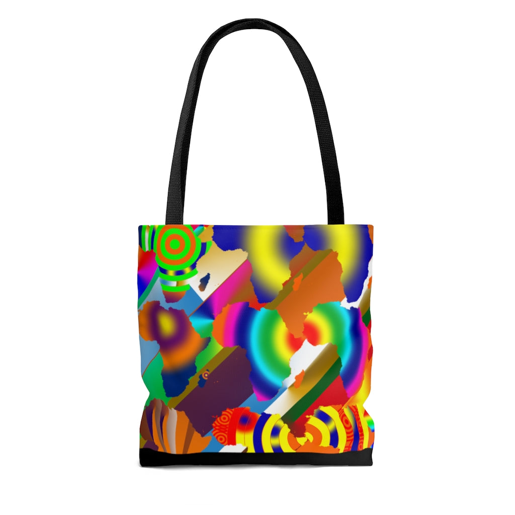 9 Africa's Collage Tote Bag