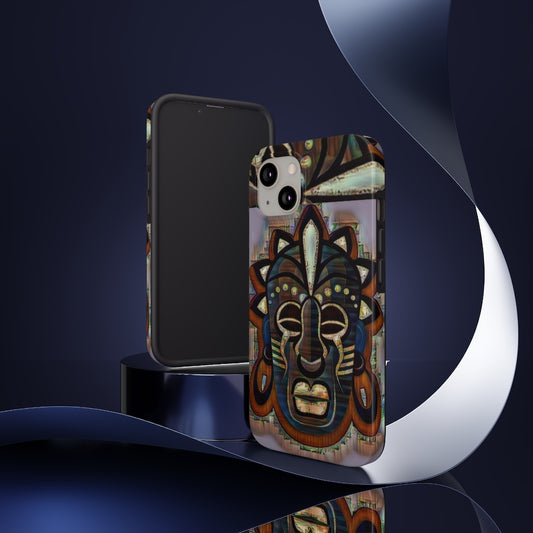 Tribal African (Link) Mask Tough Phone Cases, Case-Mate