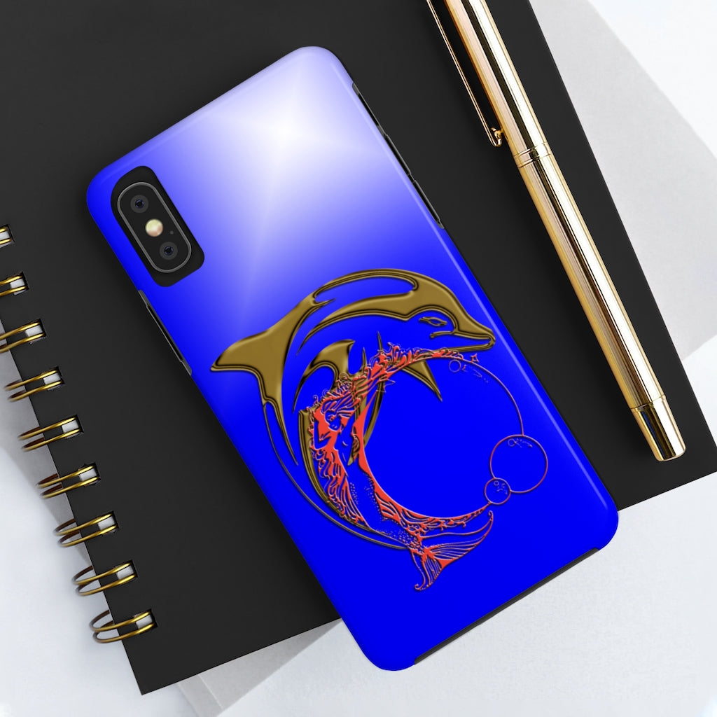 Dolphin W Mermaid Tough Phone Cases, Case-Mate