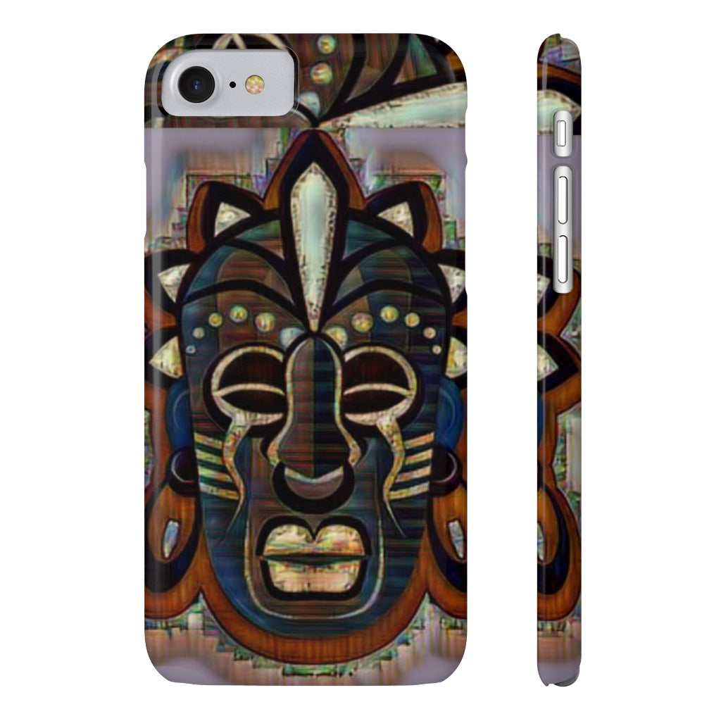 Tribal African ( Link) Mask Slim Phone Cases, Case-Mate