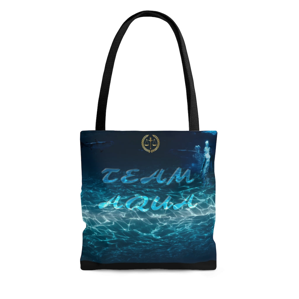 Team Aqua Tote Bag