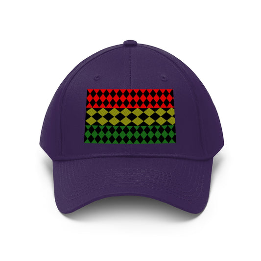 Pan African FLAG( Optical) Unisex Twill Hat