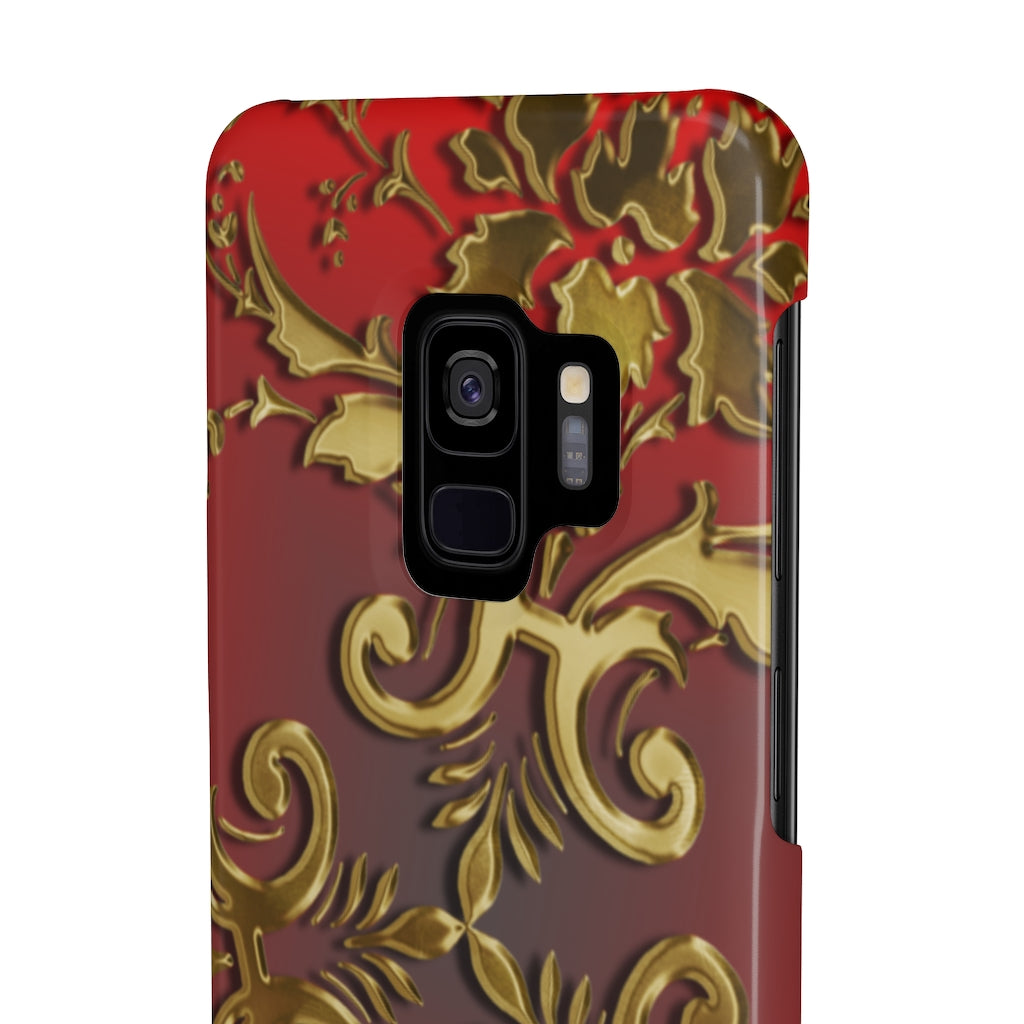 Golden Leaves Slim Phone Cases, Case-Mate