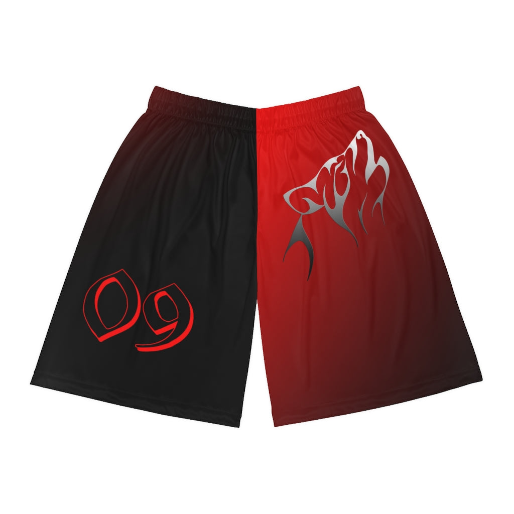 Silver Wolf Basketball Shorts