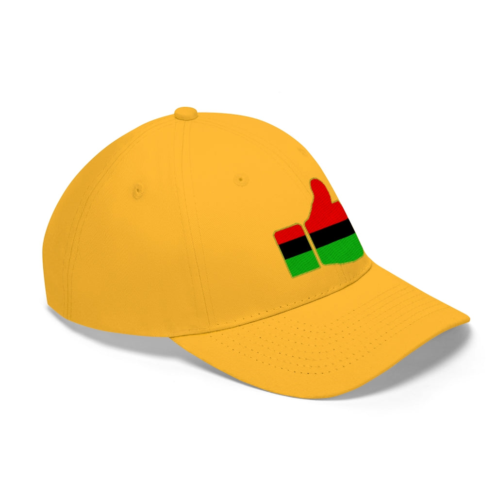 Pan African Thumbs Up   Unisex Twill Hat