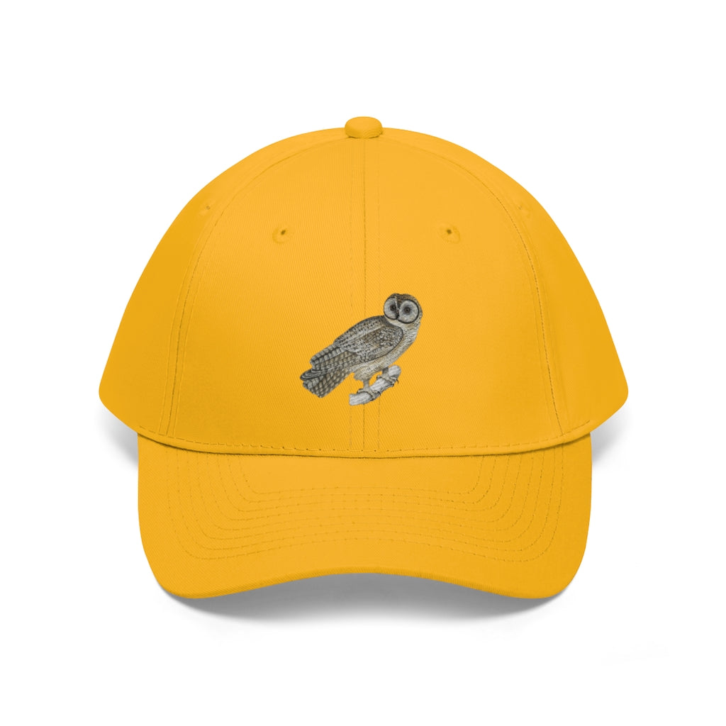 Looking Owl   Unisex Twill Hat