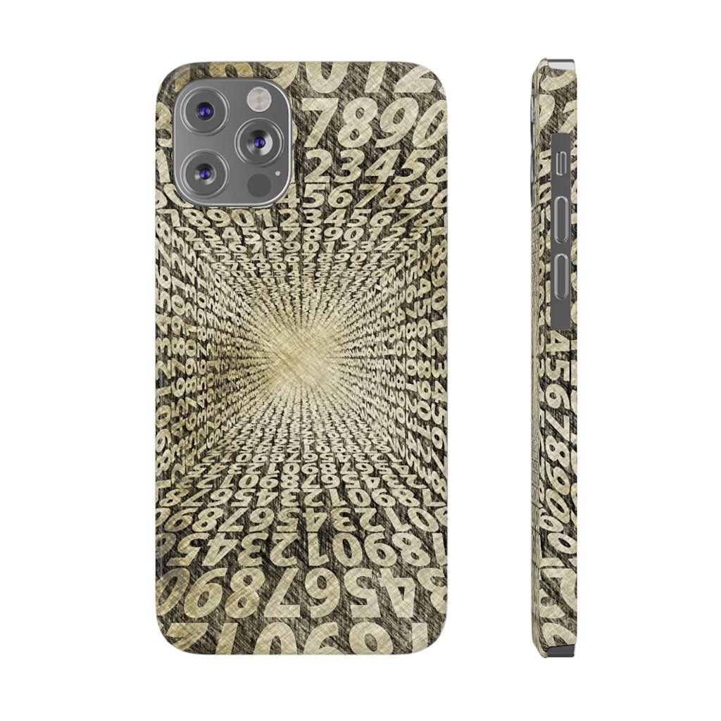 Numbers Run Slim Phone Cases, Case-Mate