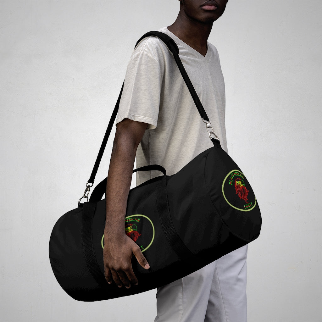 Black African Eagle (Black) Duffel Bag