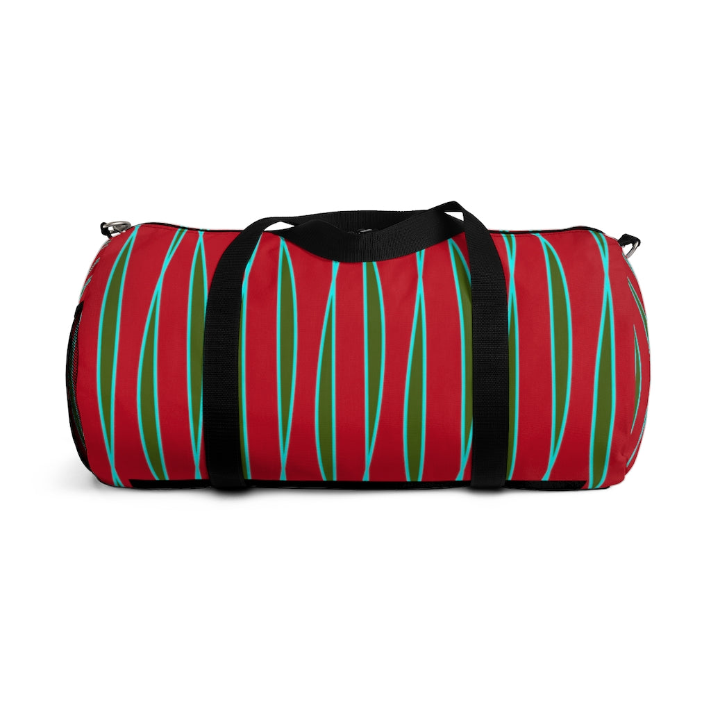 Light Ribbons (Red) Duffel Bag