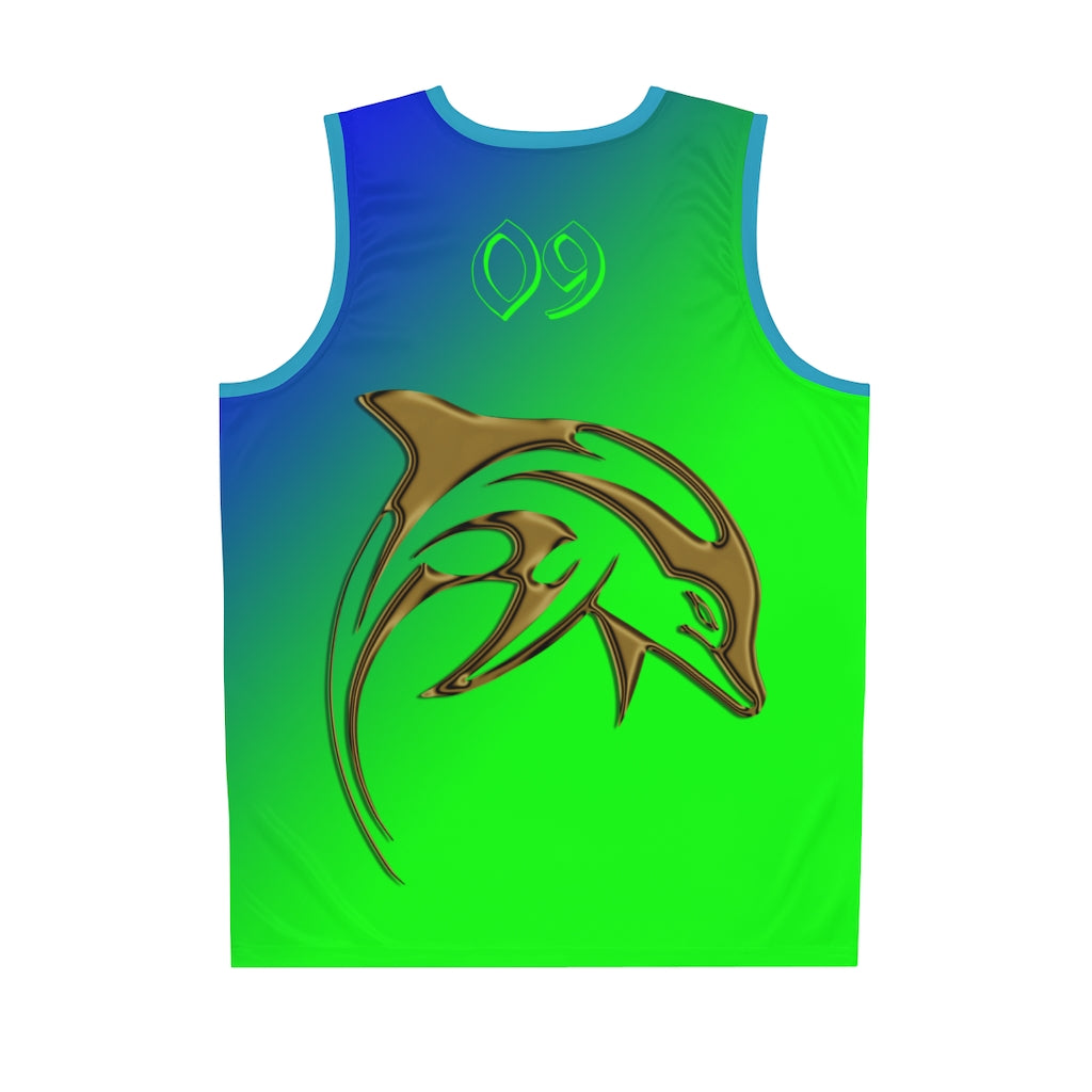 Golden Dolphin Basketball Jersey