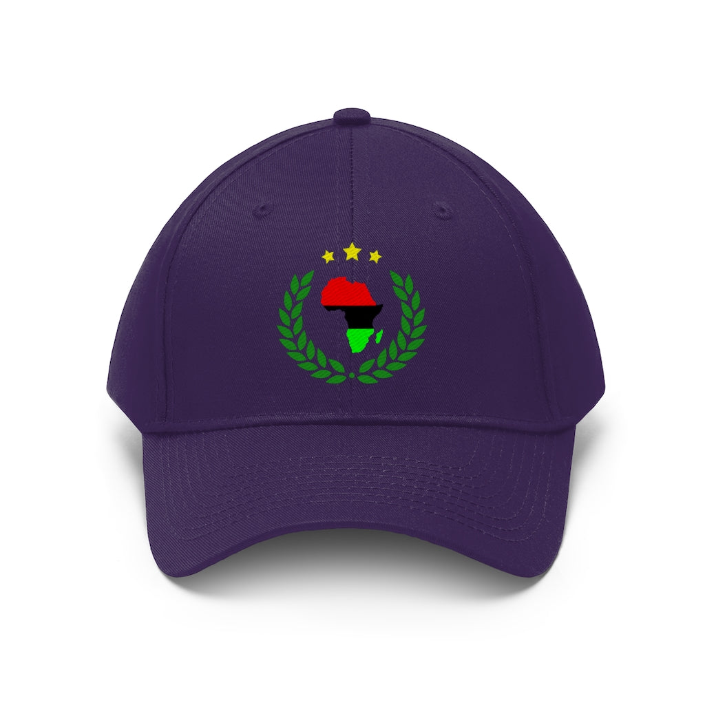 AFRICAN WREATH   Unisex Twill Hat