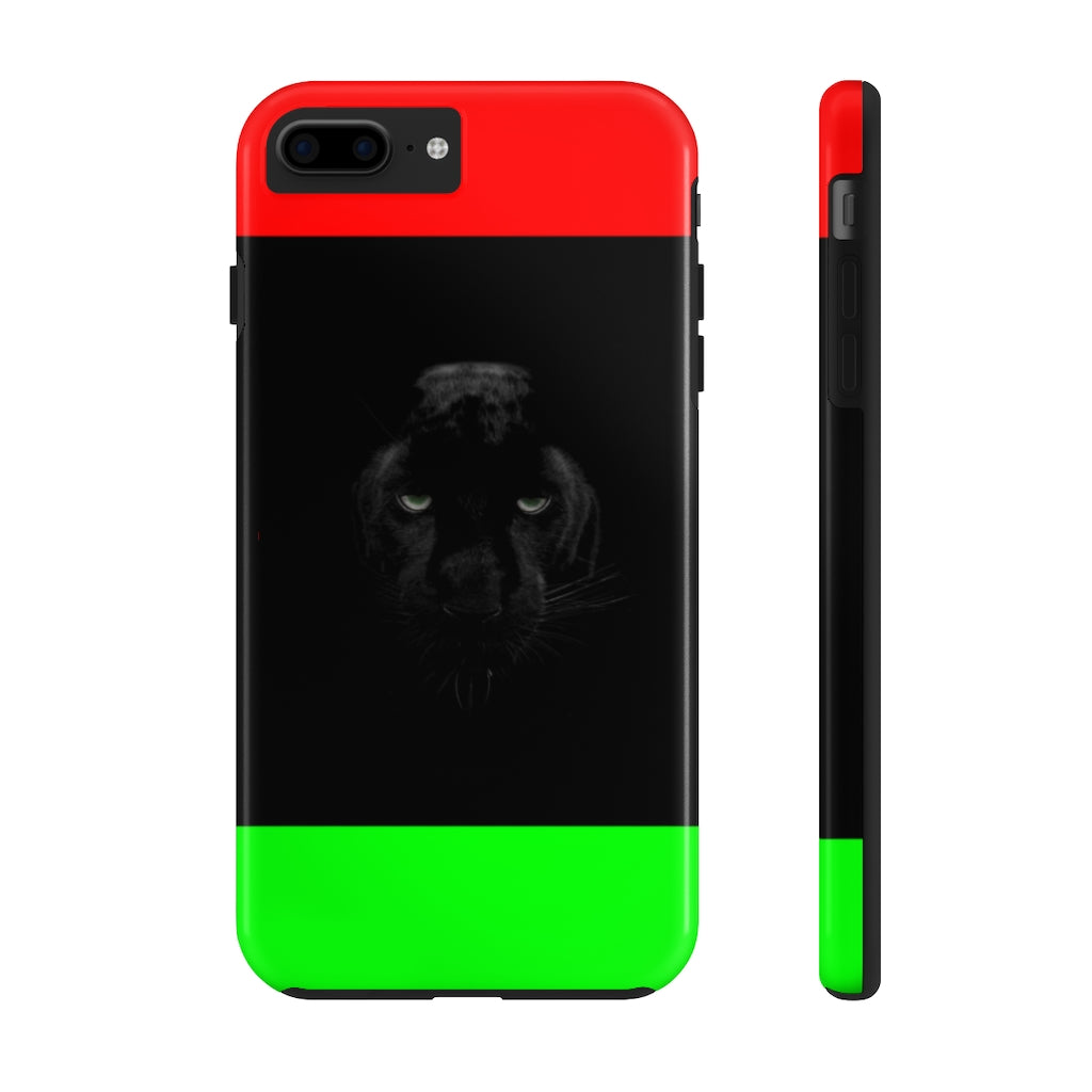 African Flag W Panther Tough Phone Cases, Case-Mate