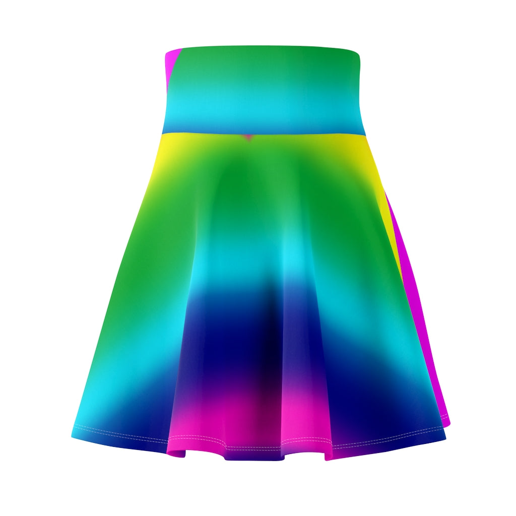 Rainbow Point  Women's Skater Skirt