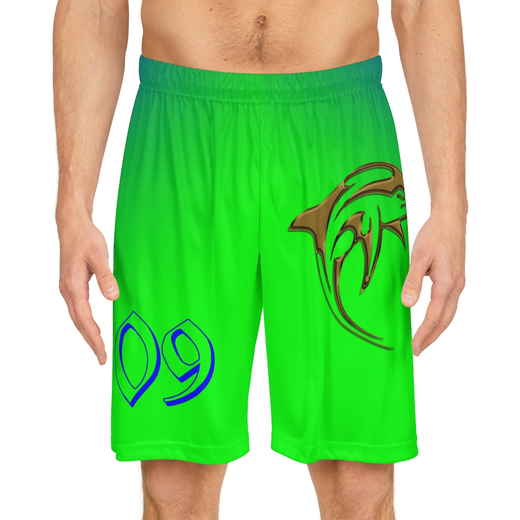 Golden Dolphin Basketball Shorts