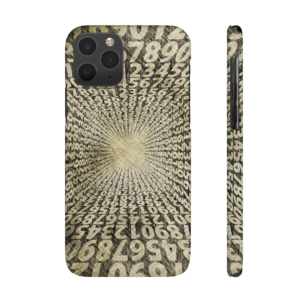 Numbers Run Slim Phone Cases, Case-Mate