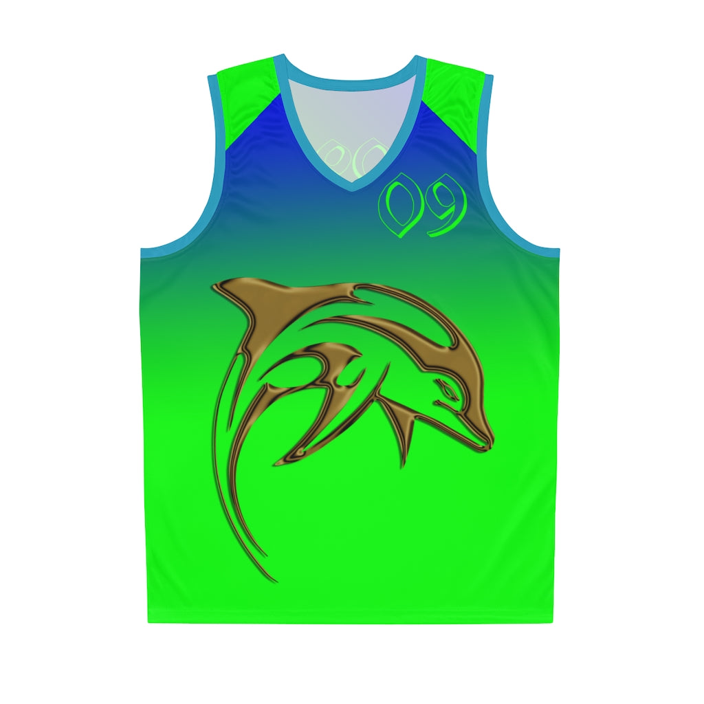 Golden Dolphin Basketball Jersey