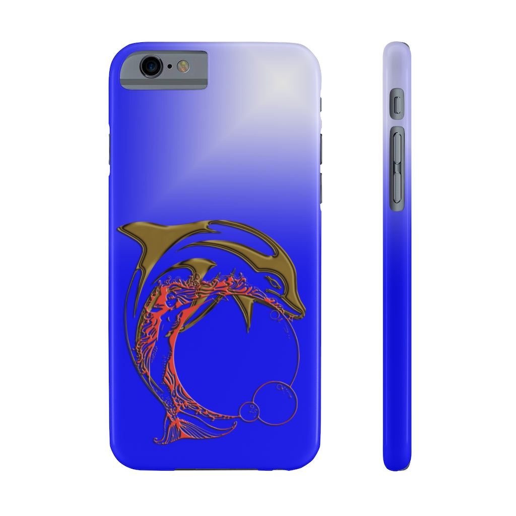 Dolphin W Mermaid Slim Phone Cases, Case-Mate