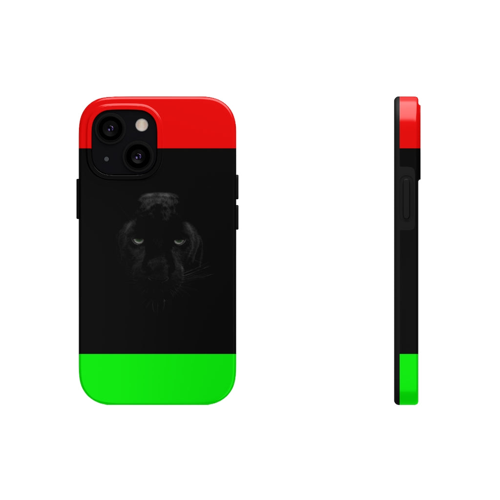 African Flag W Panther Tough Phone Cases, Case-Mate