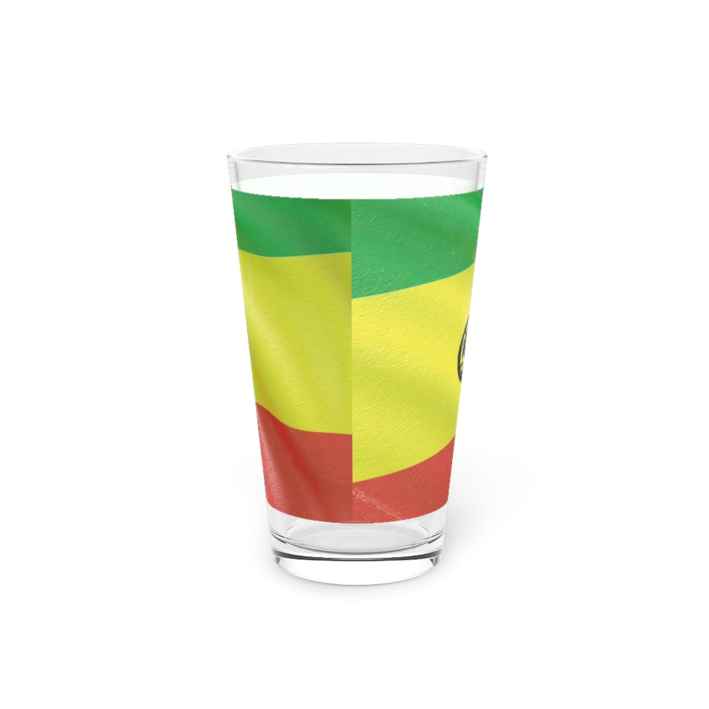 Rastafari  Pint Glass, 16oz