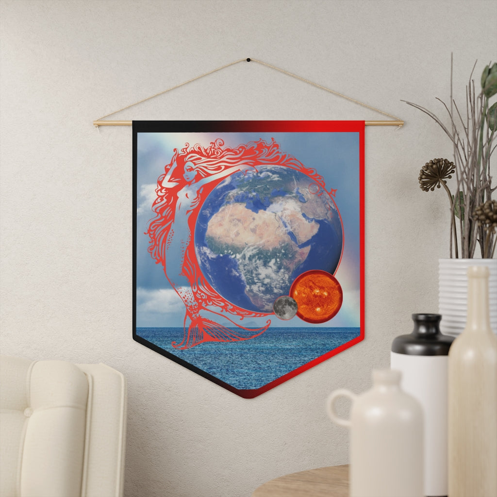 Mermaid On Earth Pennant