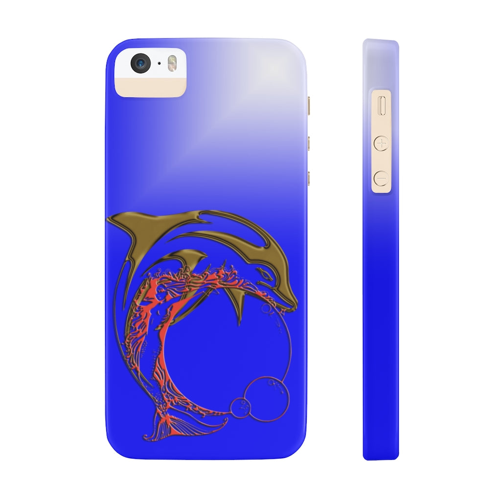 Dolphin W Mermaid Slim Phone Cases, Case-Mate