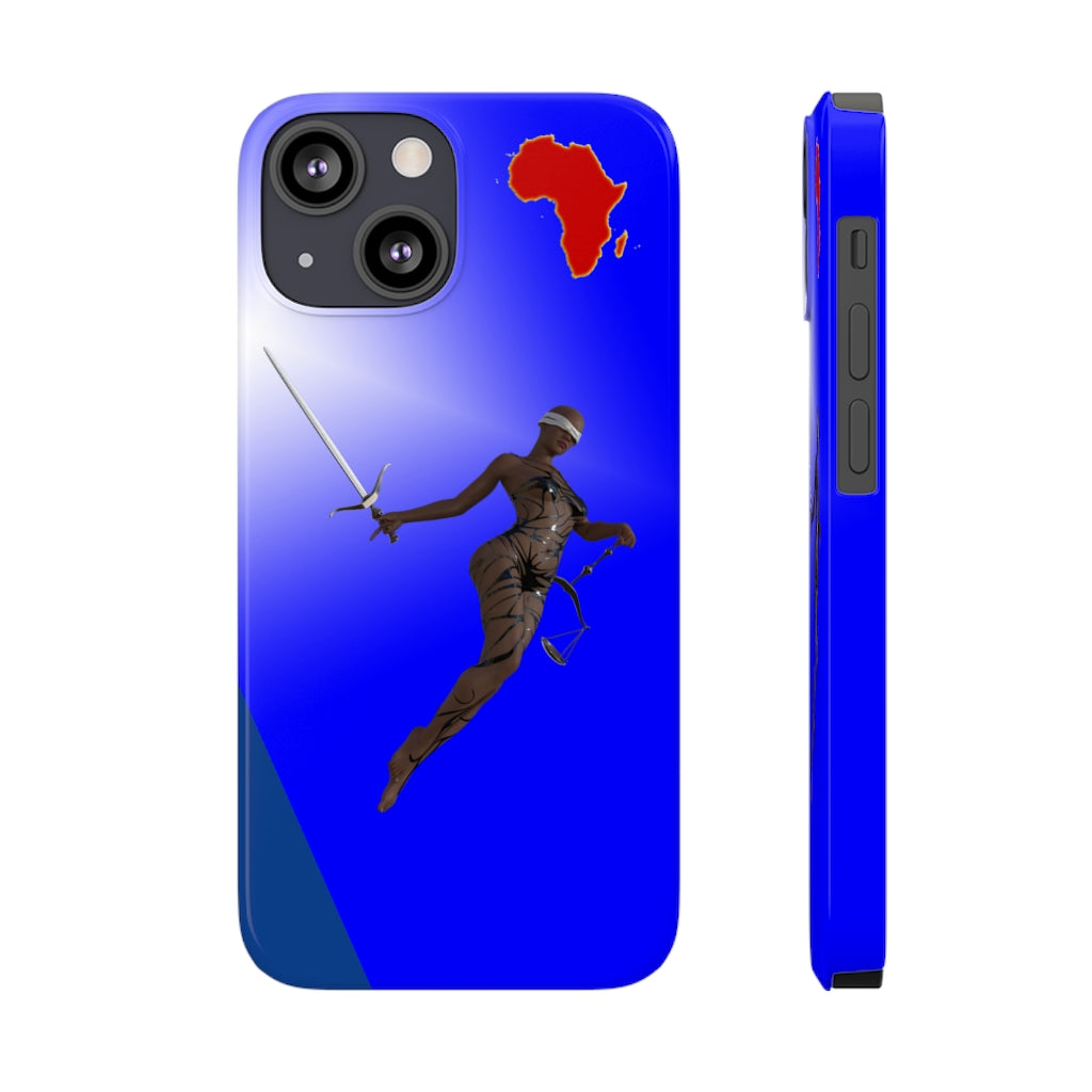 Lady Justice  Slim Phone Cases, Case-Mate