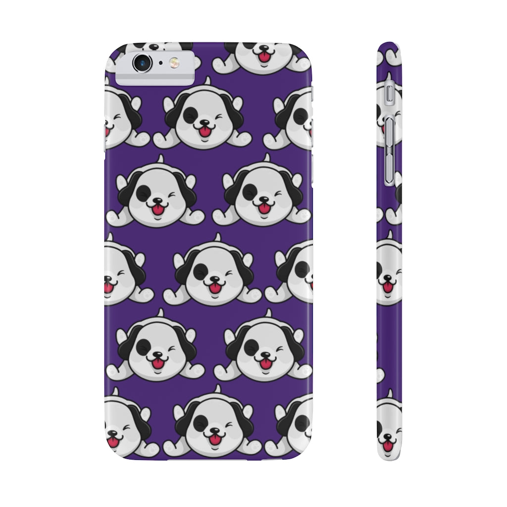 Patches (Dog) Slim Phone Cases, Case-Mate